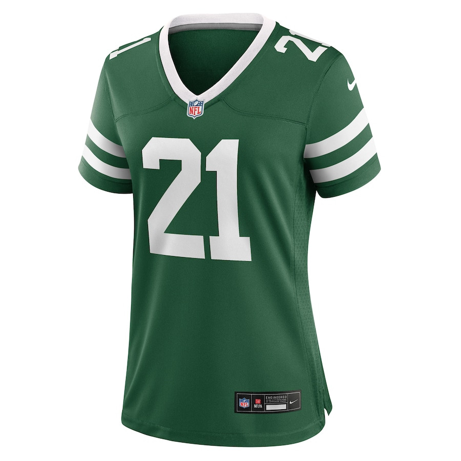Ashtyn Davis 21 New York Jets Team Game Legacy Green NFL Jersey Women's