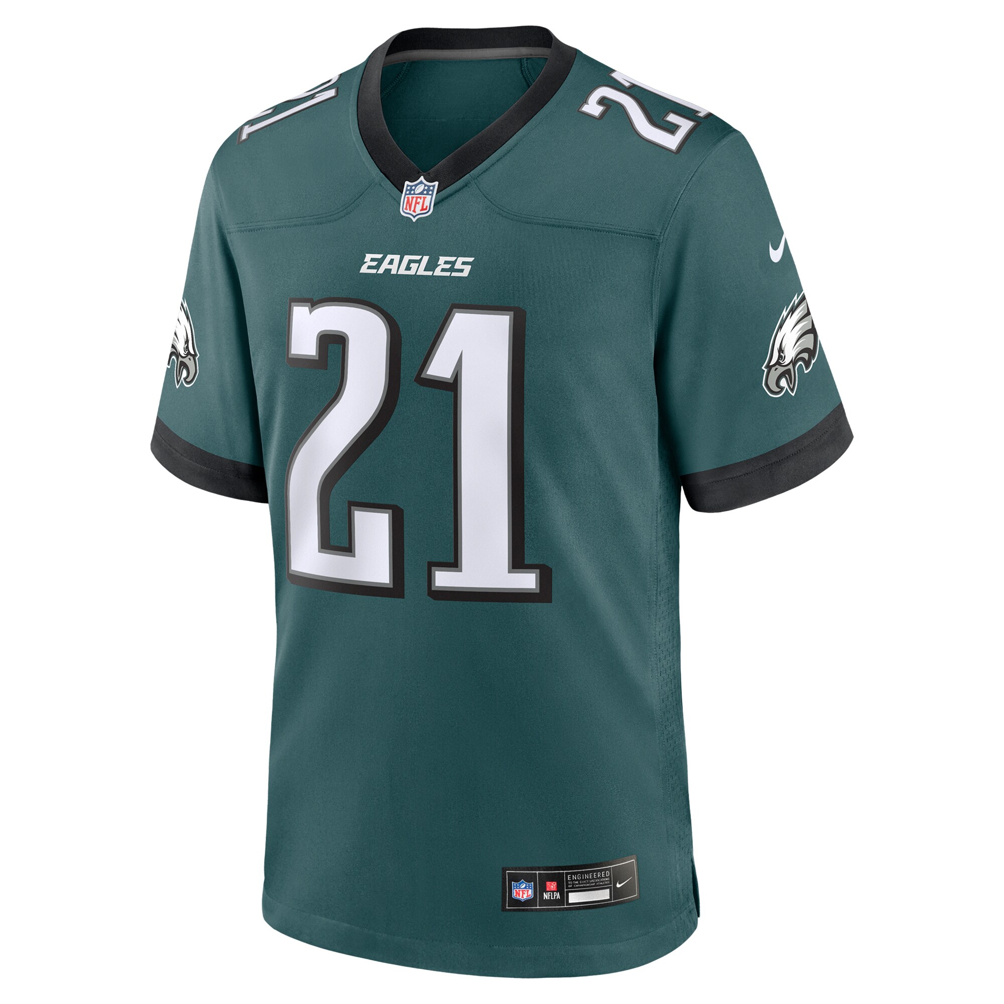Philadelphia Eagles Sydney Brown Midnight Green Team Game NFL Jersey Men's