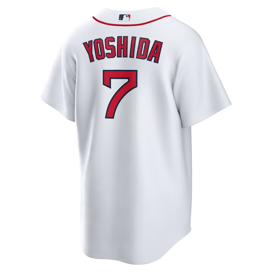 Masataka Yoshida 7 Boston Red Sox Home White MLB Jersey Men's