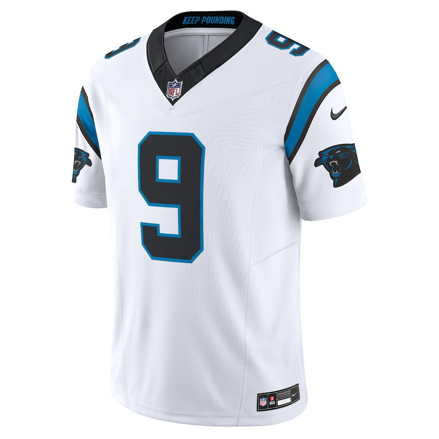 Bryce Young 9 Carolina Panthers Vapor F.U.S.E. Limited White NFL Jersey Men's