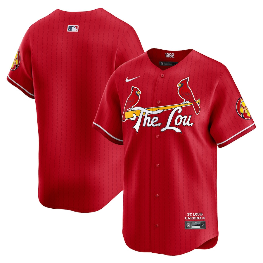 St. Louis Cardinals 2024 City Connect Limited Red MLB Jersey Men's