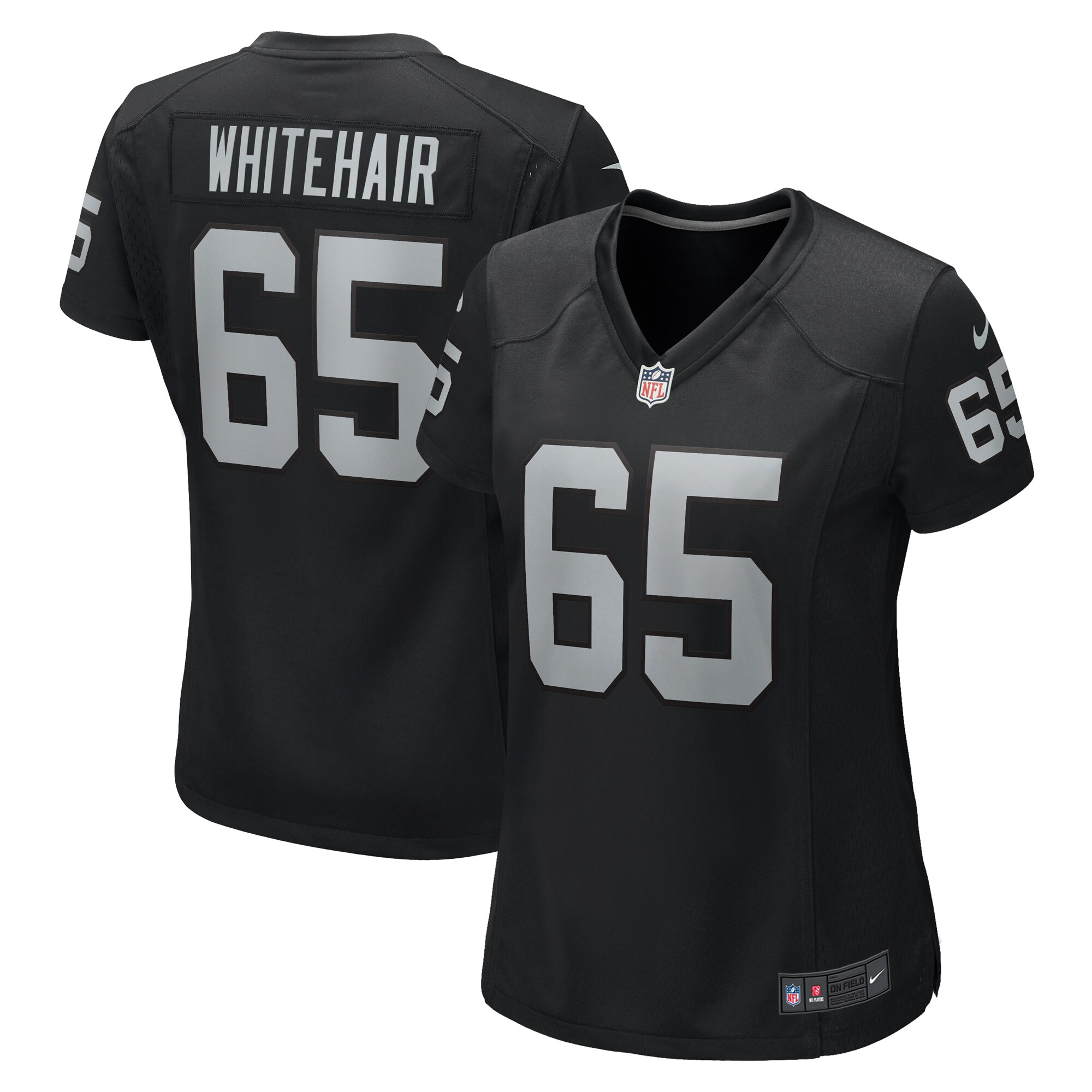 Las Vegas Raiders Cody Whitehair Black Game NFL Jersey Women's