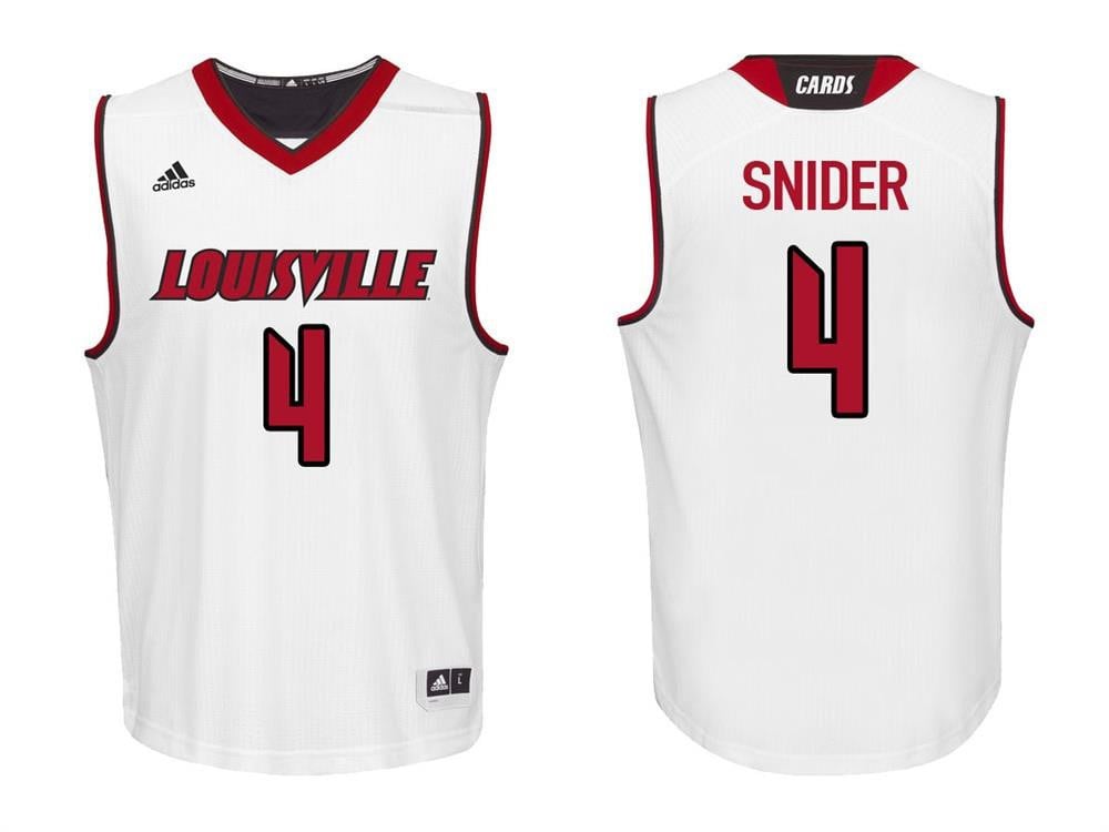 Quentin Snider White College Louisville Cardinals NCAA Jersey Men's