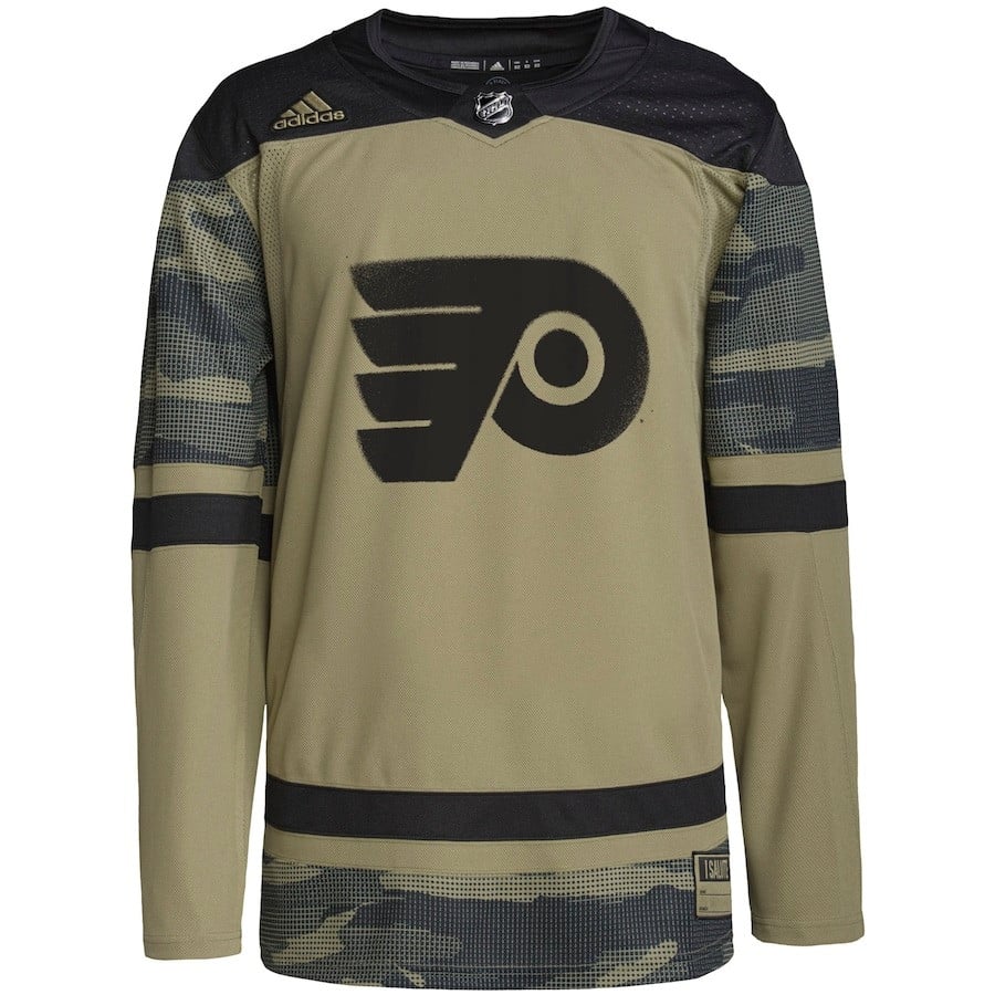 Philadelphia Flyers Military Appreciation Team Practice Camo NHL Jersey Men's