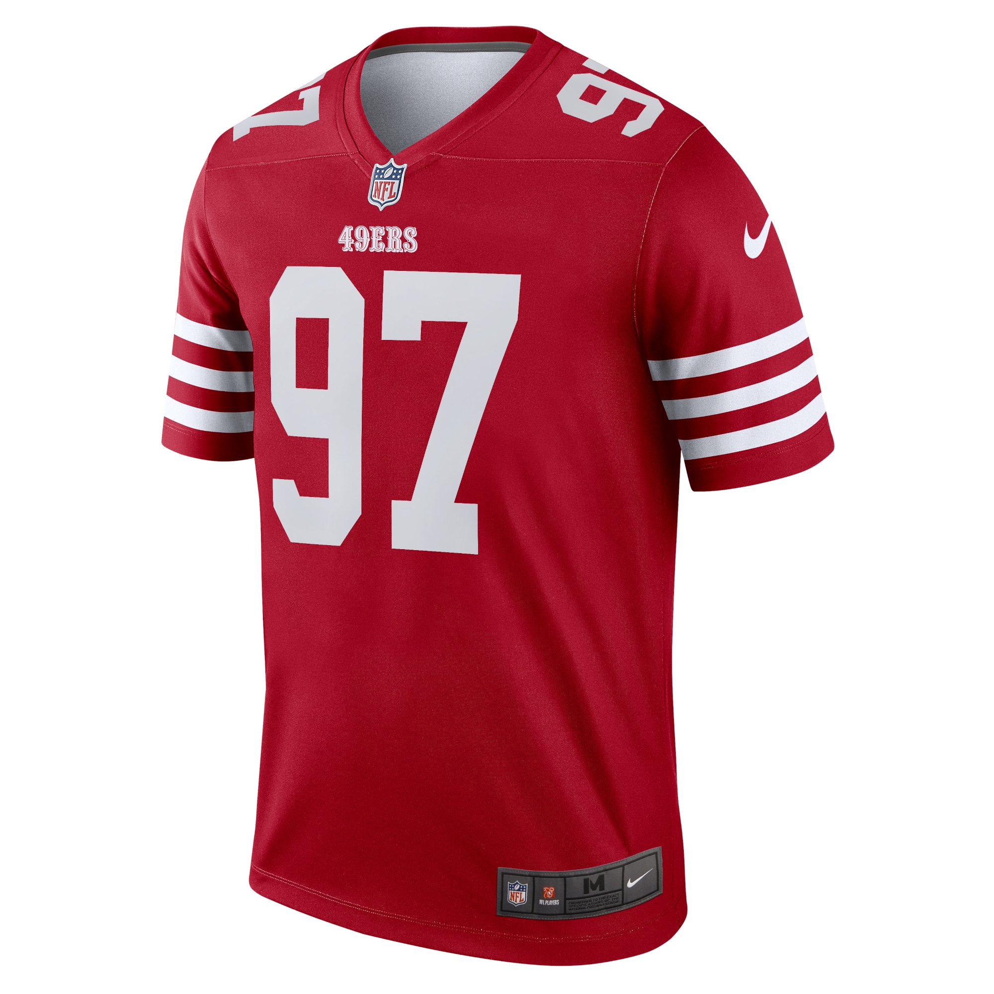 San Francisco 49ers Nick Bosa Scarlet Team Legend Player Performance Top NFL Jersey Men's