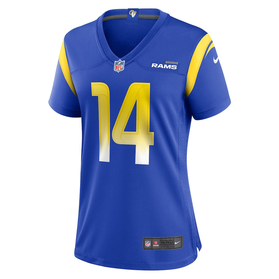 Cobie Durant 14 Los Angeles Rams Game Royal NFL Jersey Women's