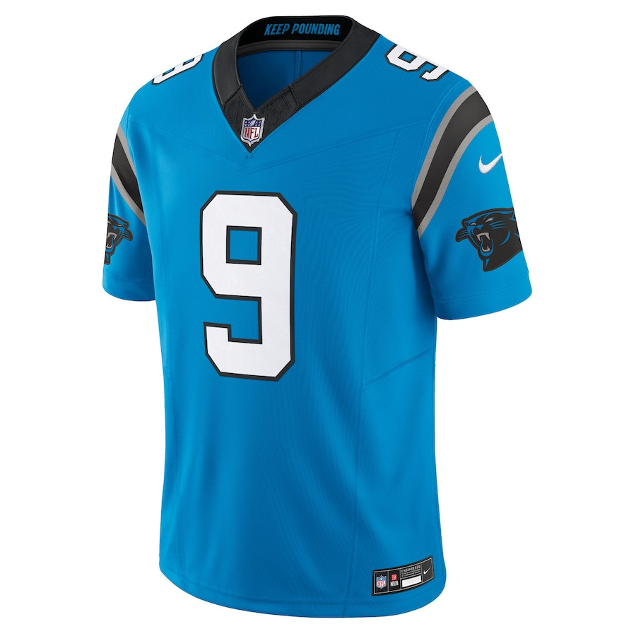 Bryce Young 9 Carolina Panthers Vapor F.U.S.E. Limited Blue NFL Jersey Men's
