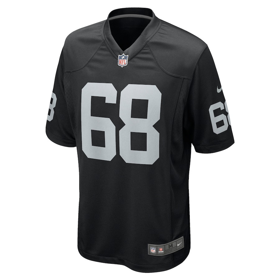 Andre James 68 Las Vegas Raiders Game Black NFL Jersey Men's