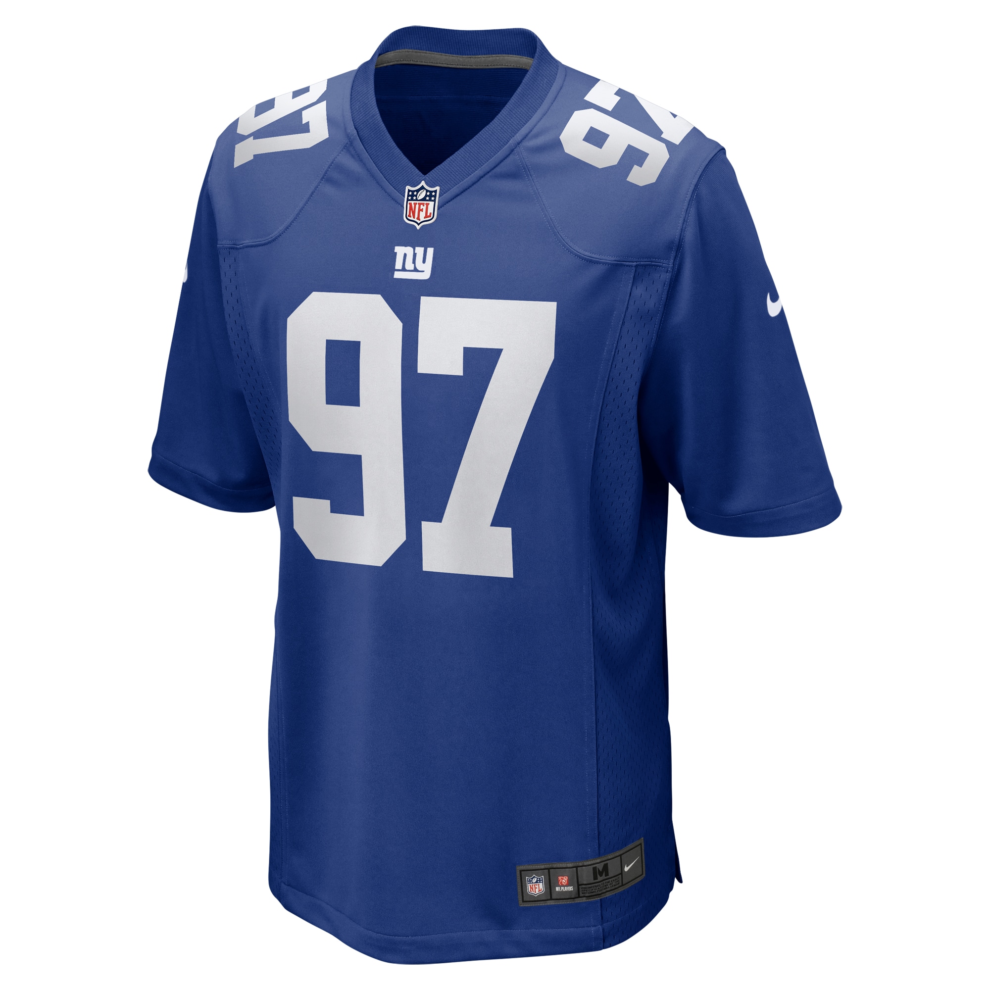 New York Giants Dexter Lawrence II Royal Team Game Player NFL Jersey Men's