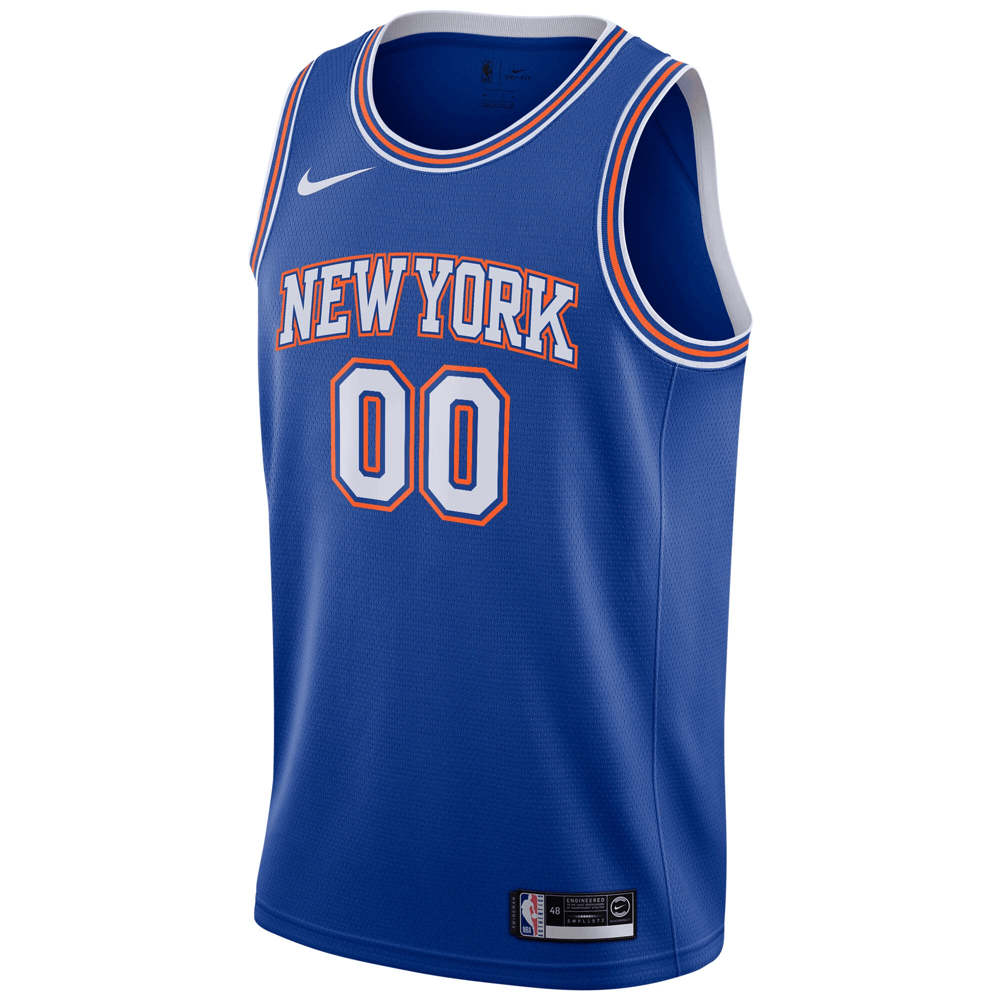 New York Knicks 2019/20 Custom Swingman Blue Statement Edition NBA Jersey Men's