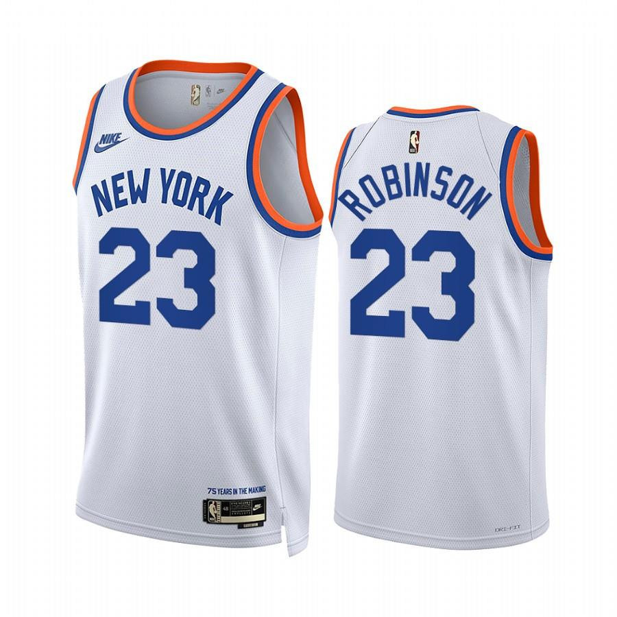 New York Knicks Mitchell Robinson 2 White Year Zero Classic Edition NBA Jersey Men's