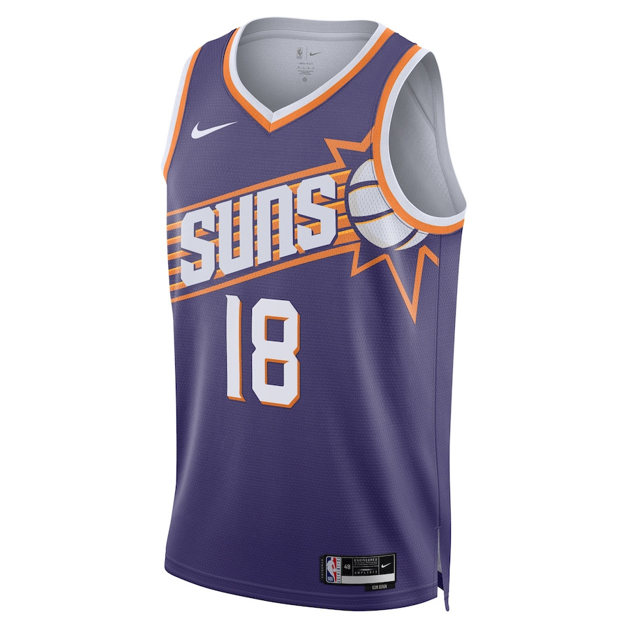 Yuta Watanabe 18 Phoenix Suns 2023/24 Swingman Icon Edition Purple NBA Jersey Men's