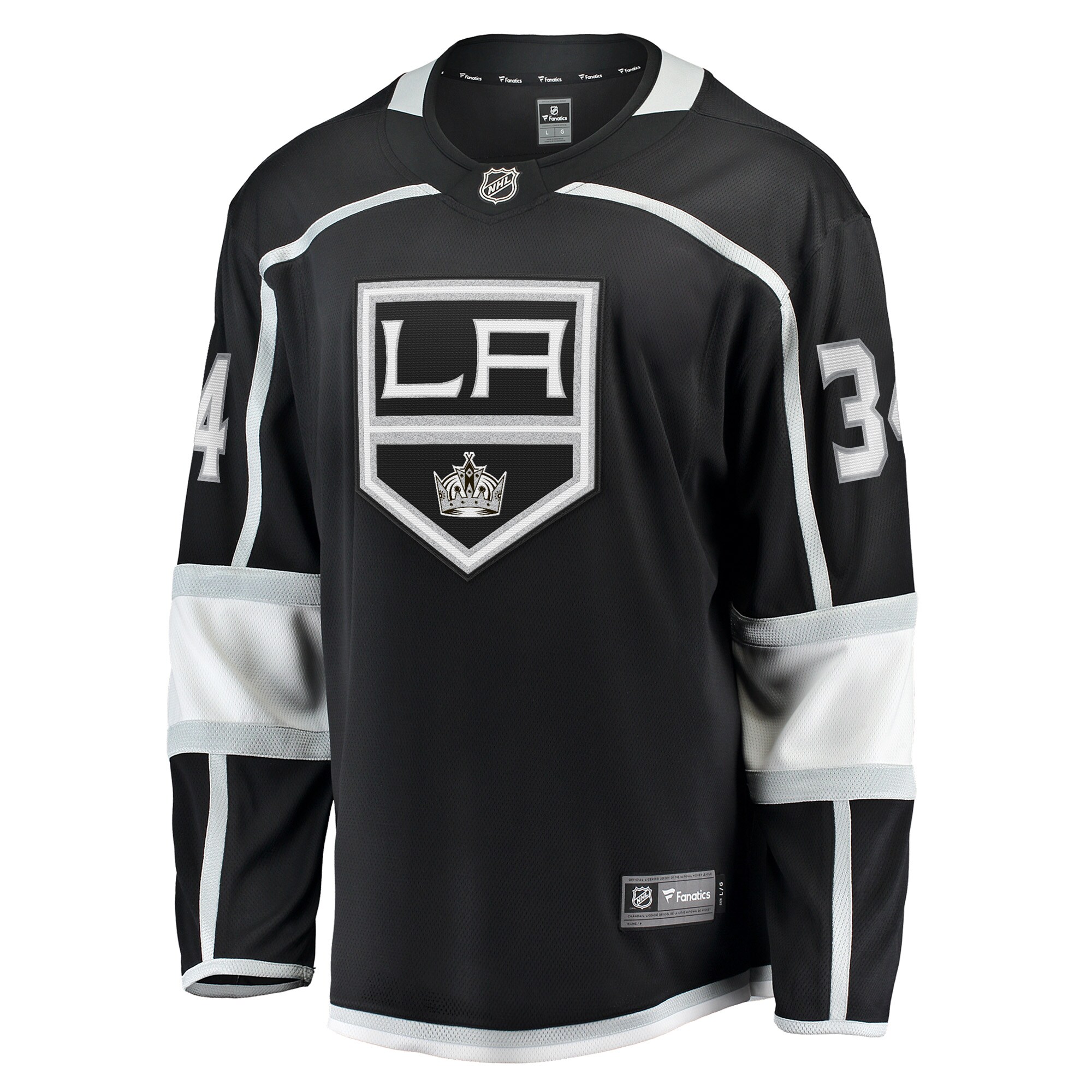 Los Angeles Kings Arthur Kaliyev Black Home Breakaway Player NHL Jersey Men's
