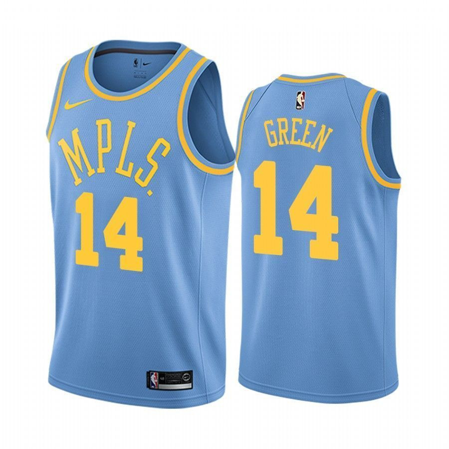 Los Angeles Lakers Danny Green 14 Blue Classic NBA Jersey Men's