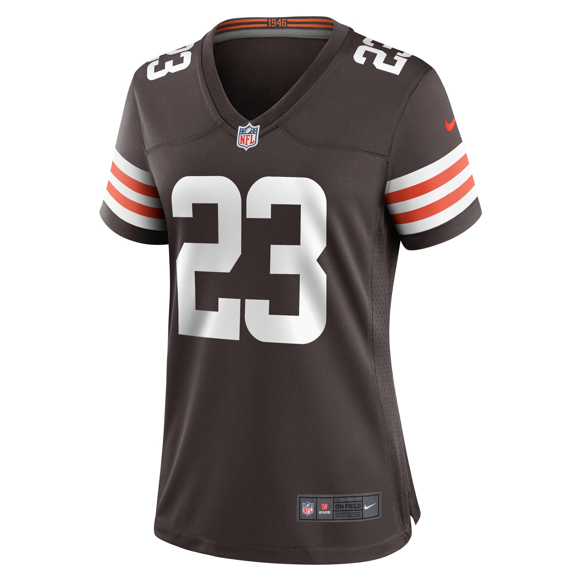 Cleveland Browns Martin Emerson Jr. Brown Game Player NFL Jersey Women's