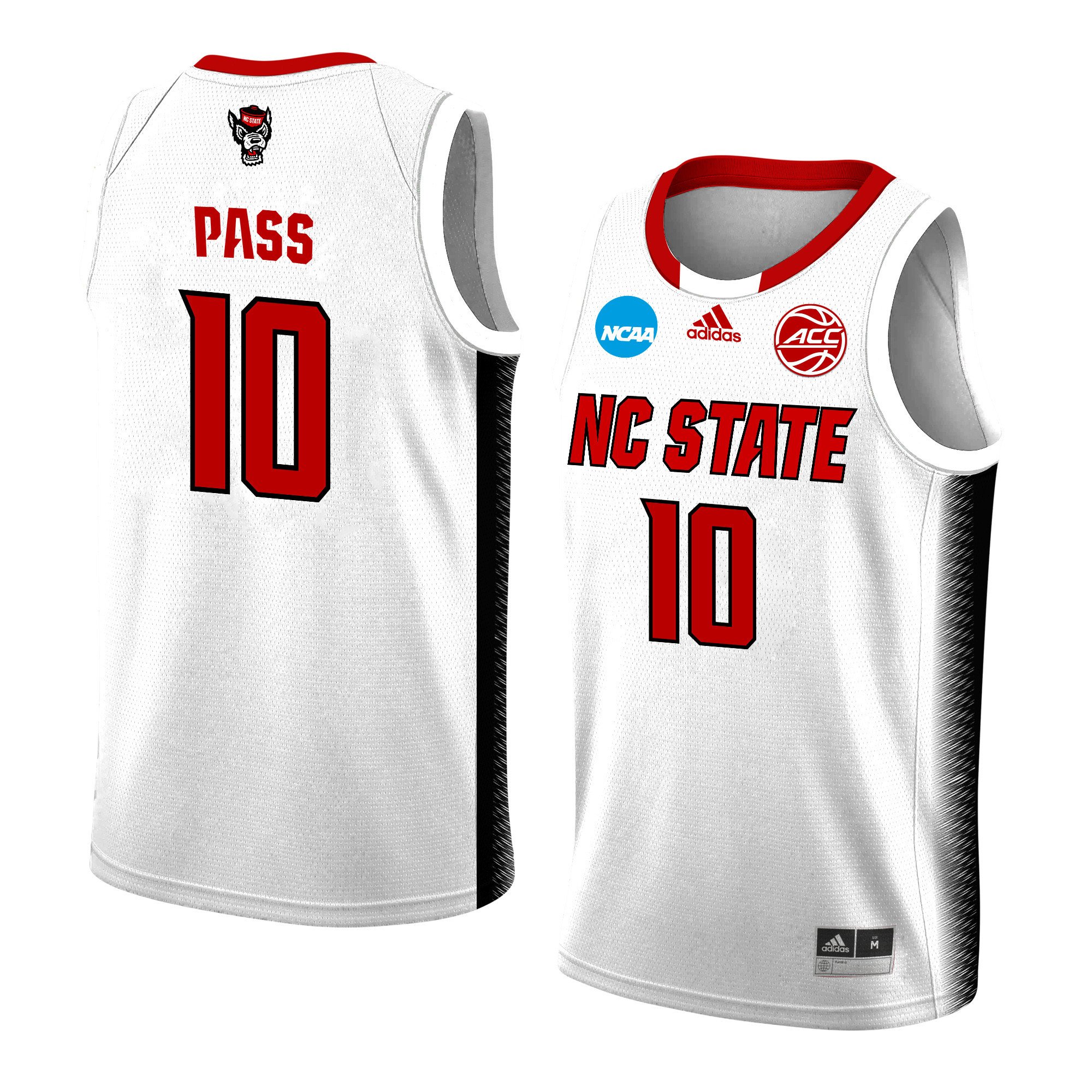 Breon Pass 10 NC State Wolfpack 2024 White Unisex NCAA Jersey Unisex
