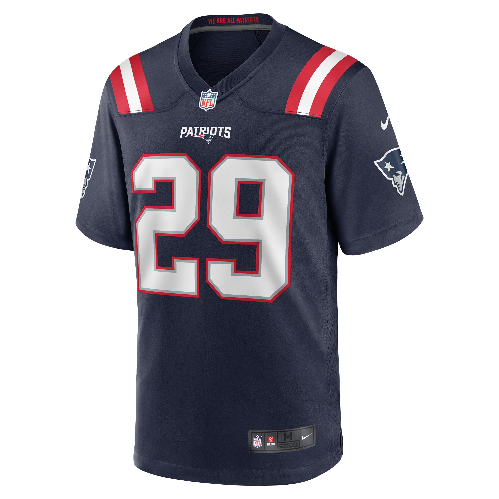 New England Patriots JC Jackson Navy Game NFL Jersey Men's