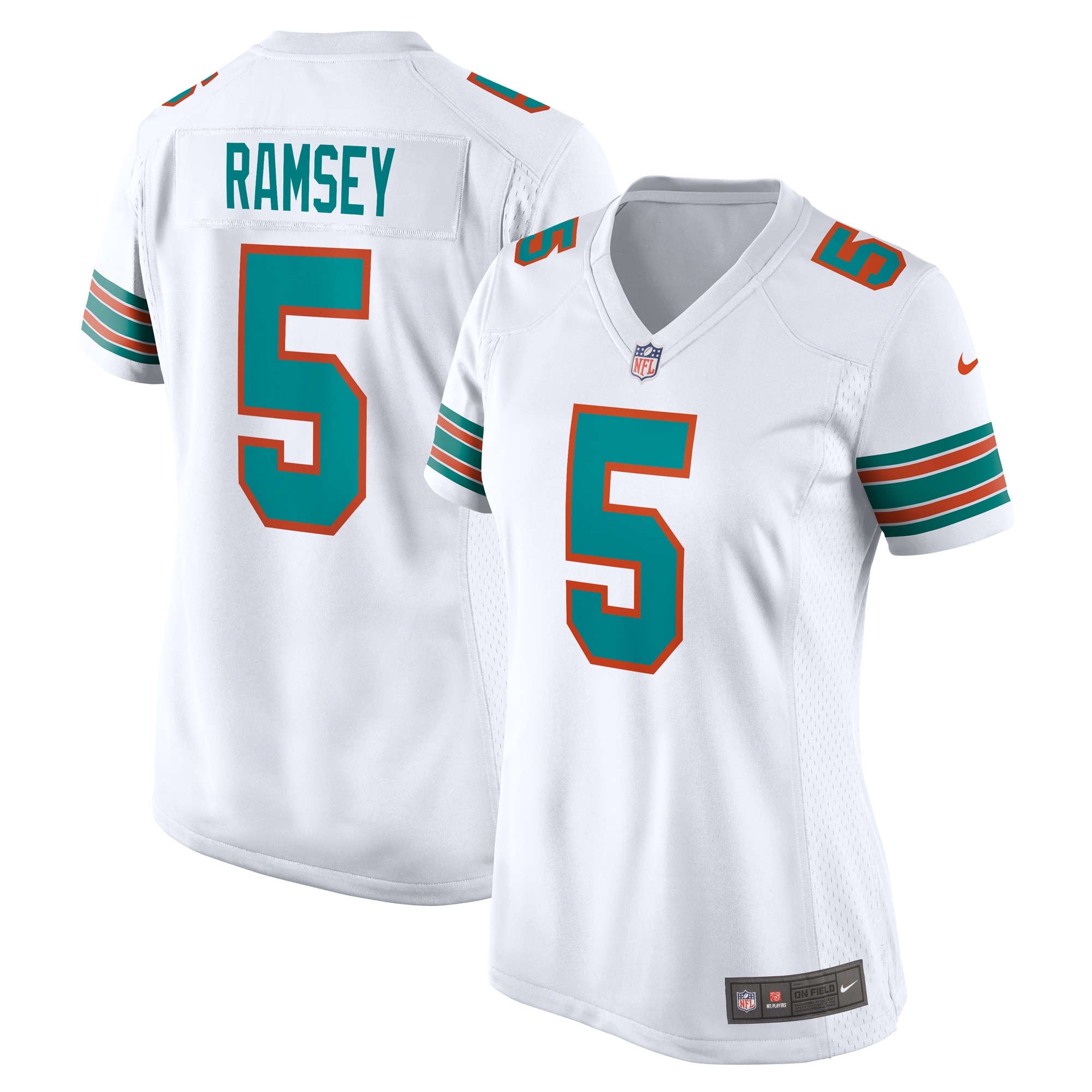 Miami Dolphins Jalen Ramsey White Alternate Game NFL Jersey Women's