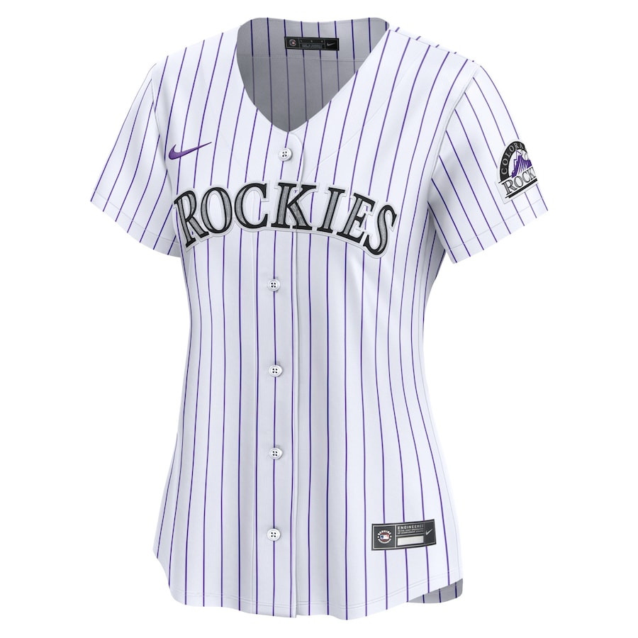 Colorado Rockies 2024 Jackie Robinson Day Home Limited White MLB Jersey Women's