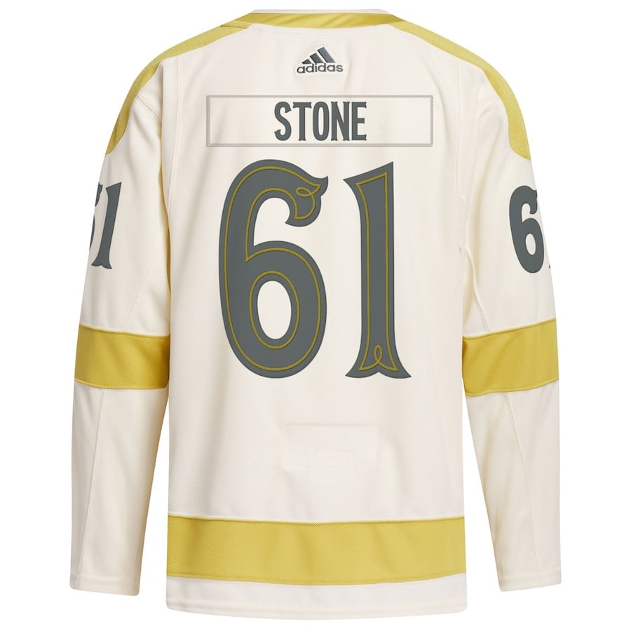 Mark Stone 61 Vegas Golden Knights 2024 Winter Classic Primegreen Cream NHL Jersey Men's