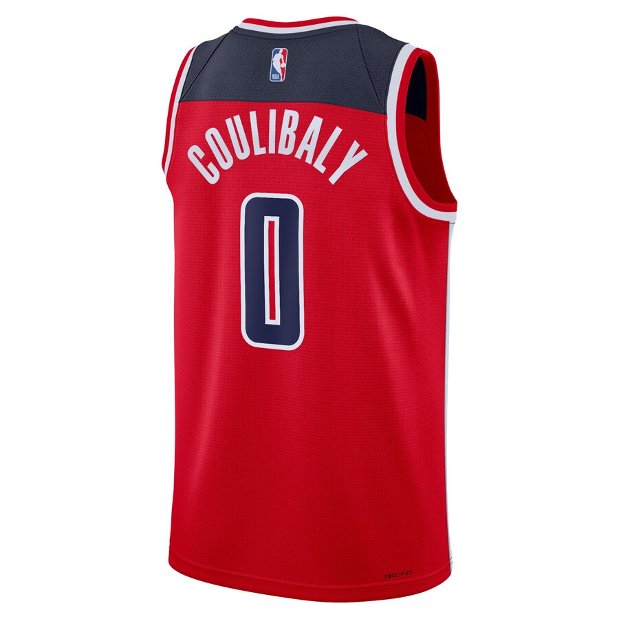 Bilal Coulibaly 0 Washington Wizards Unisex Swingman Icon Edition Red NBA Jersey Unisex