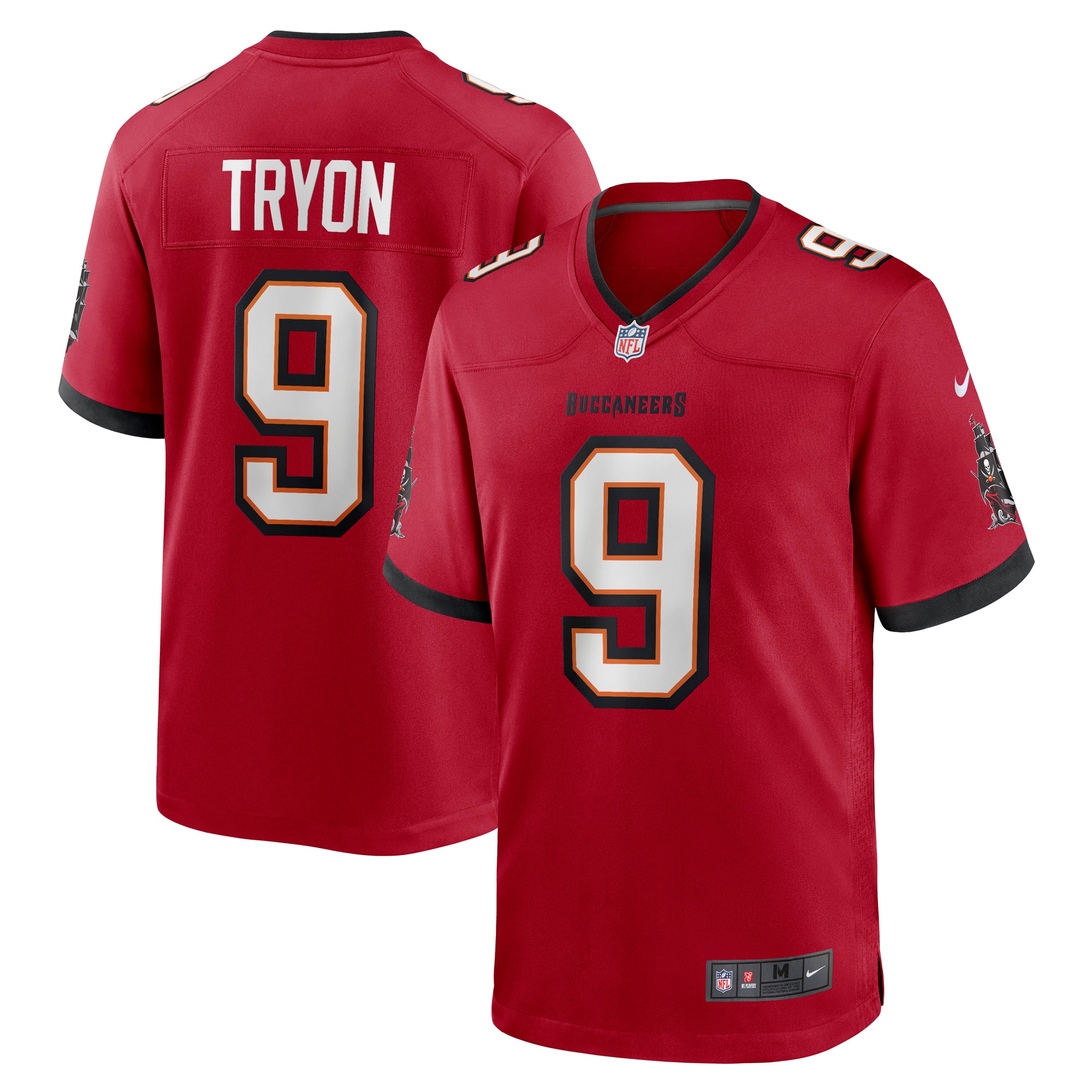 Tampa Bay Buccaneers Joe Tryon Red Game NFL Jersey Men's