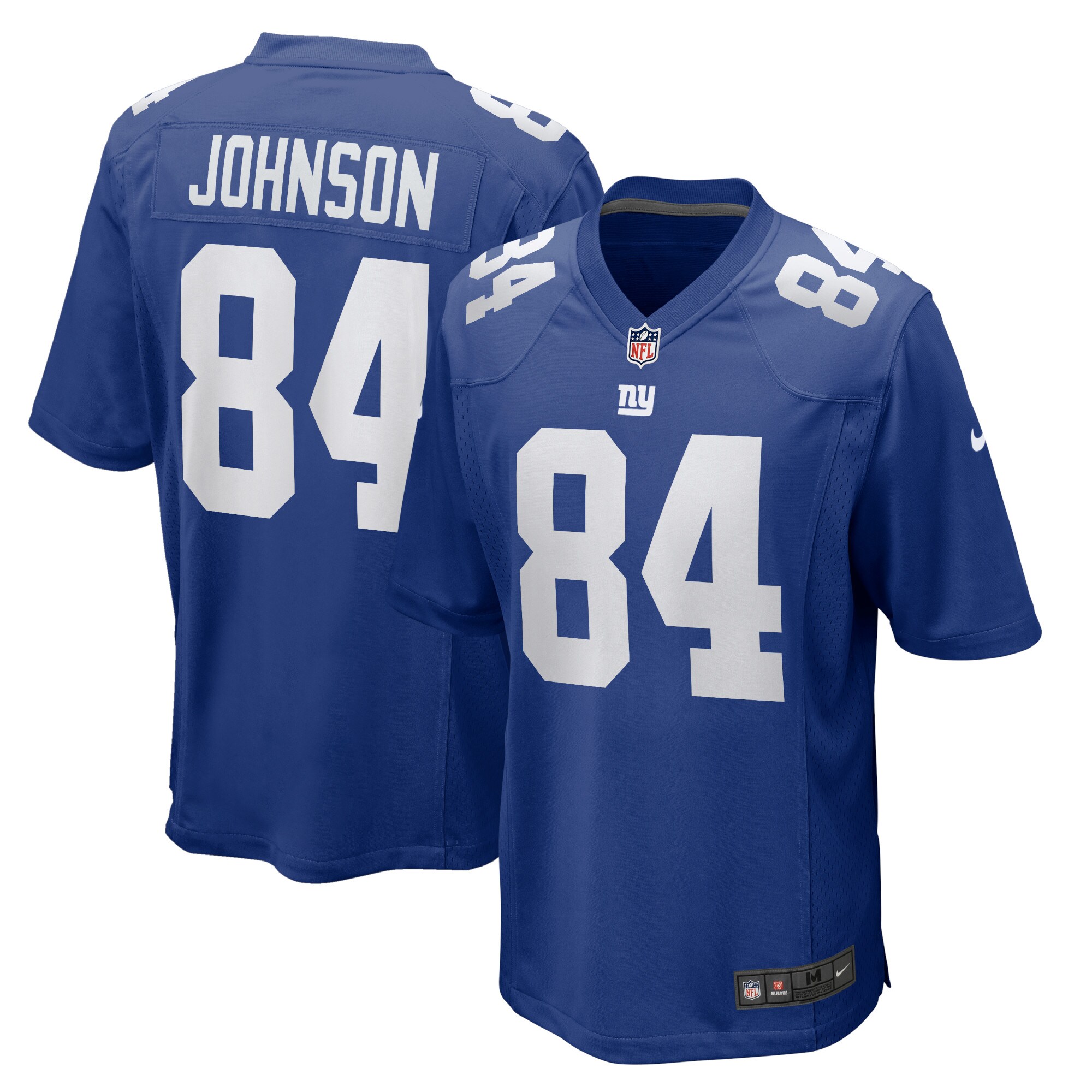 New York Giants Marcus Johnson Royal Home Game Player NFL Jersey Men's