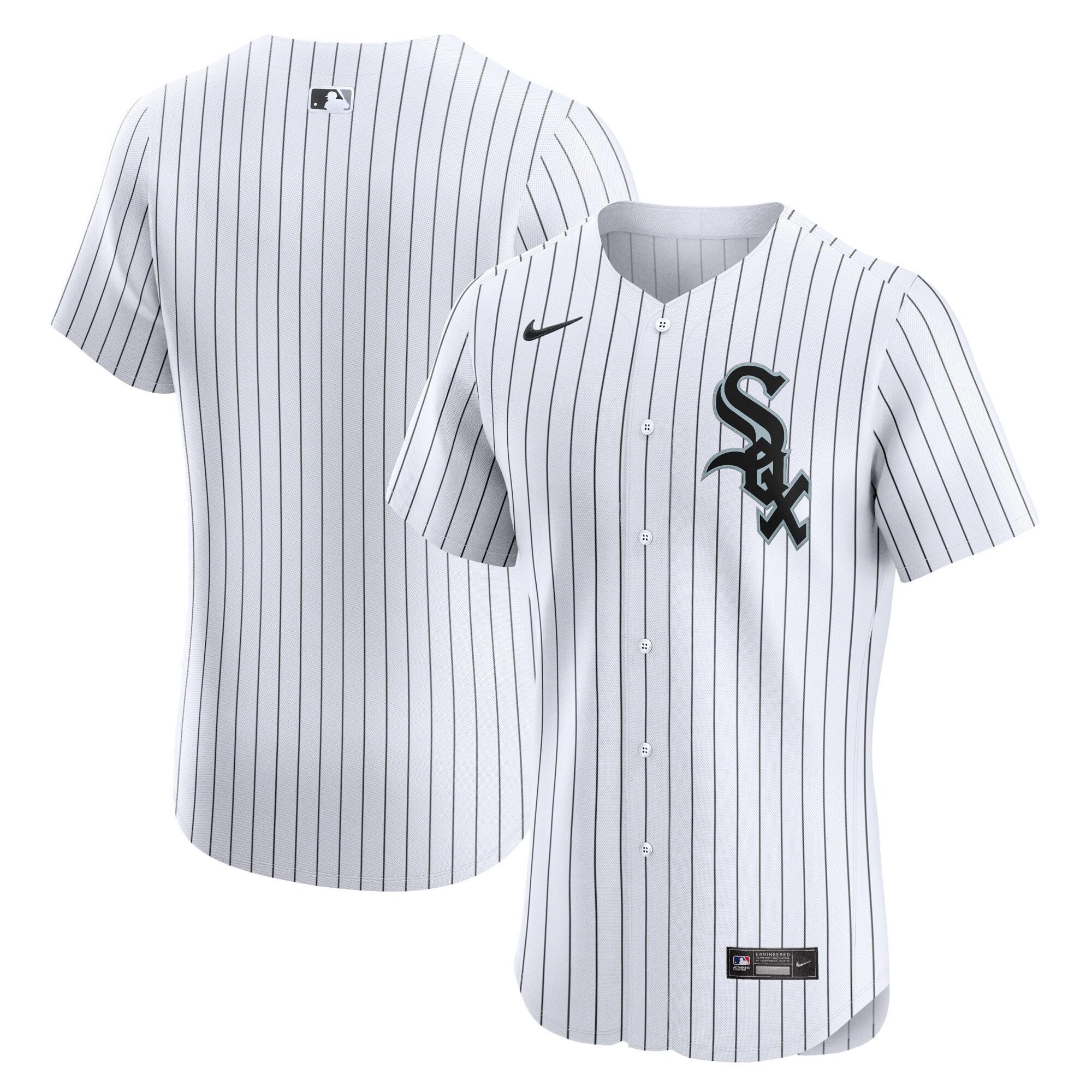 Chicago White Sox White Home Elite MLB Jersey Men's