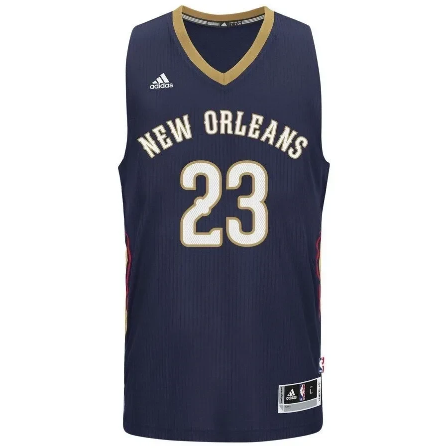 Anthony Davis New Orleans Pelicans Player Swingman Navy NBA Jersey Men's