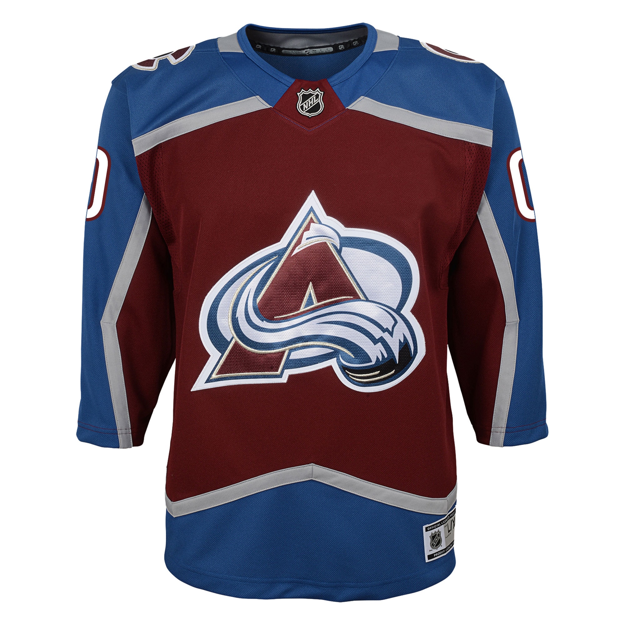 Colorado Avalanche Burgundy Home Premier Custom NHL Jersey Youth