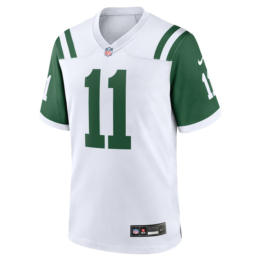 Jermaine Johnson II New York Jets Classic Alternate Game White NFL Jersey Men's