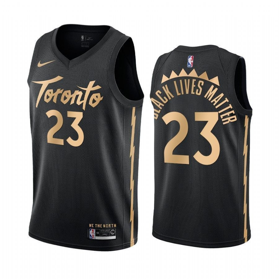 Fred Vanvleet Black Lives Matter Raptors City Social Justice NBA Jersey Men's
