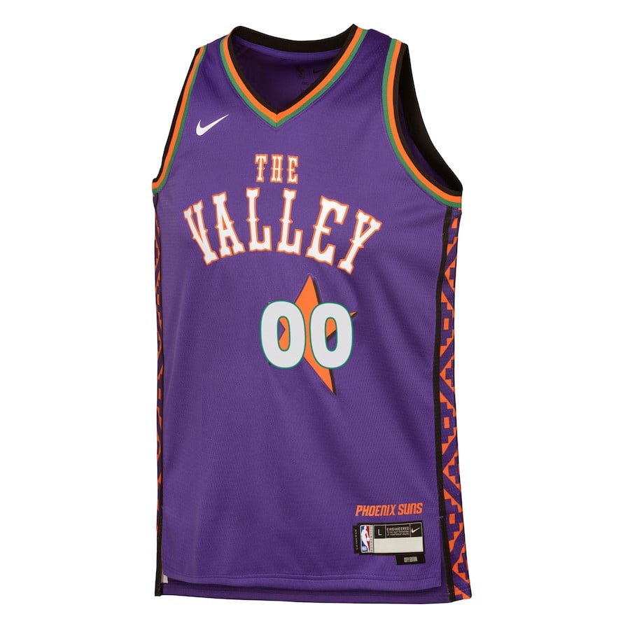 Phoenix Suns 2024/25 Swingman Custom City Edition Purple NBA Jersey Youth