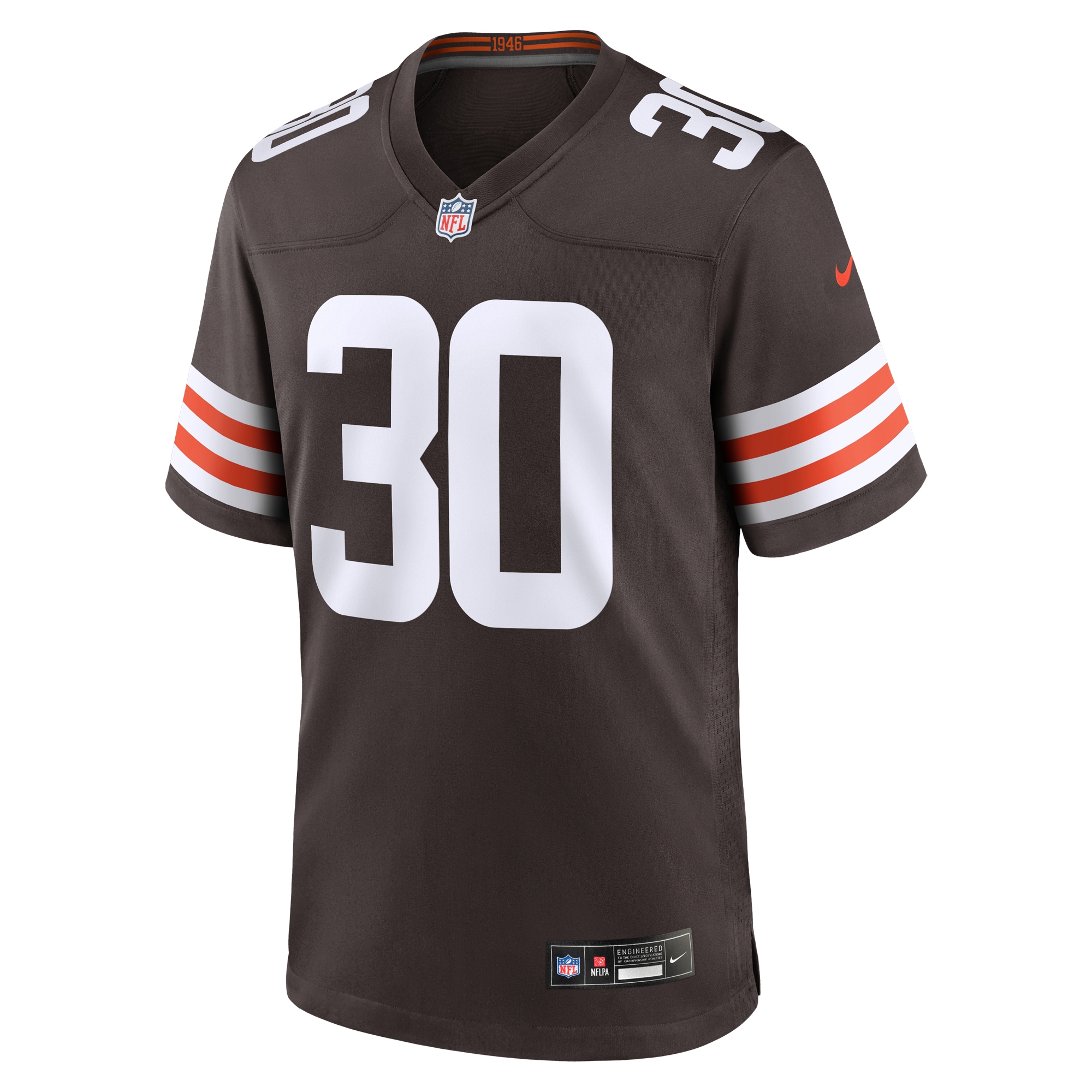 Cleveland Browns Devin Bush Brown Game NFL Jersey Men's
