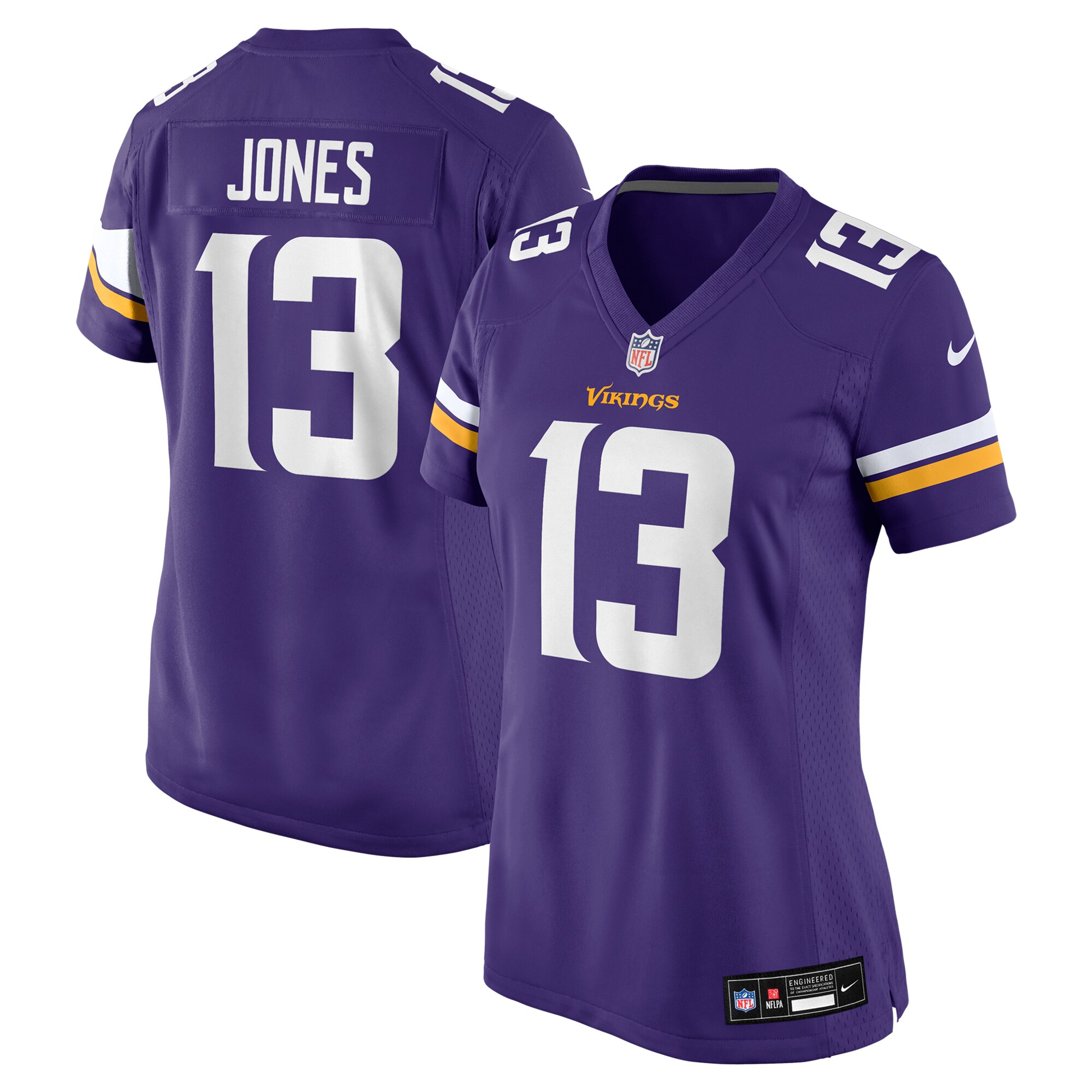 Minnesota Vikings Daniel Jones Purple Team Game NFL Jersey Women's
