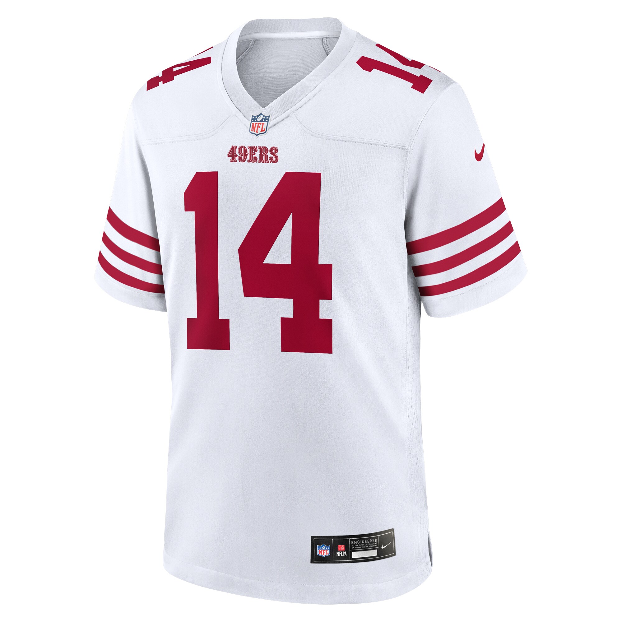 San Francisco 49ers Ricky Pearsall White White Game NFL Jersey Men's