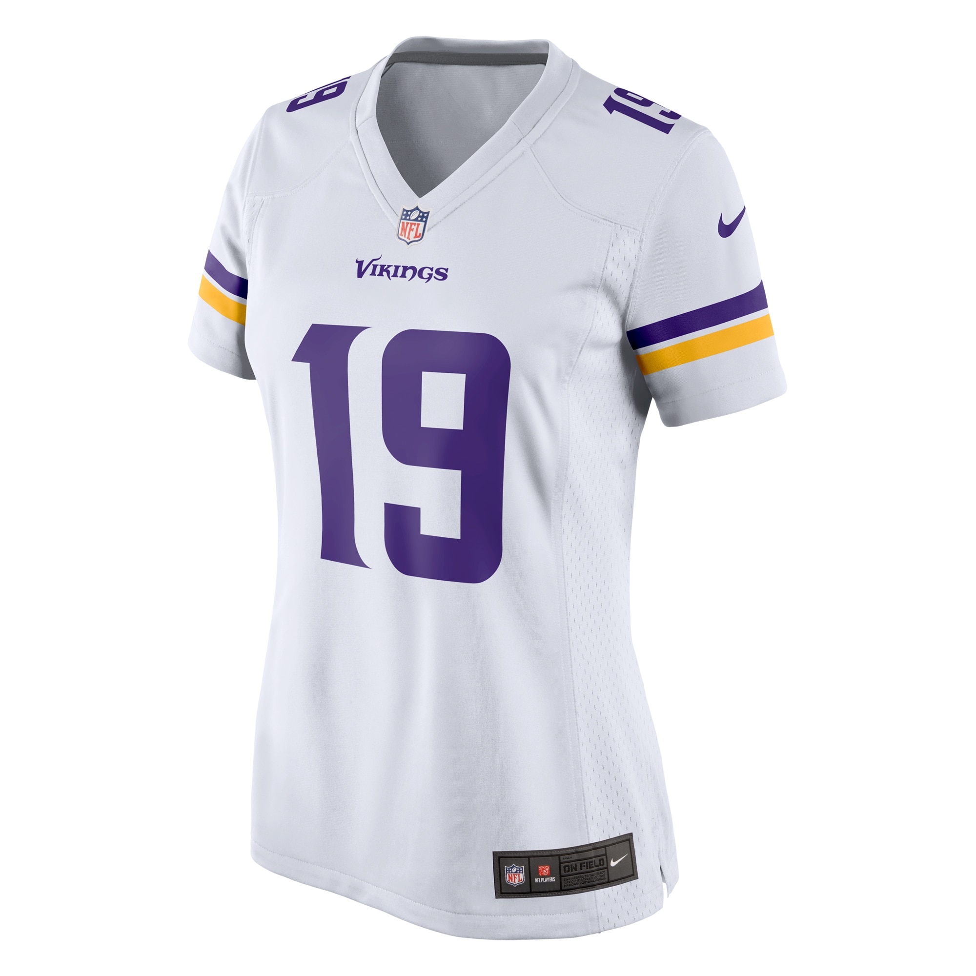 Minnesota Vikings Adam Thielen White Game NFL Jersey Women's