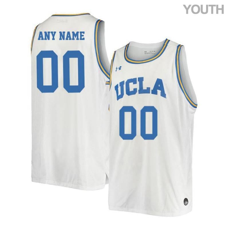 Elit White Retro UCLA Bruins Custom NCAA Jersey Youth