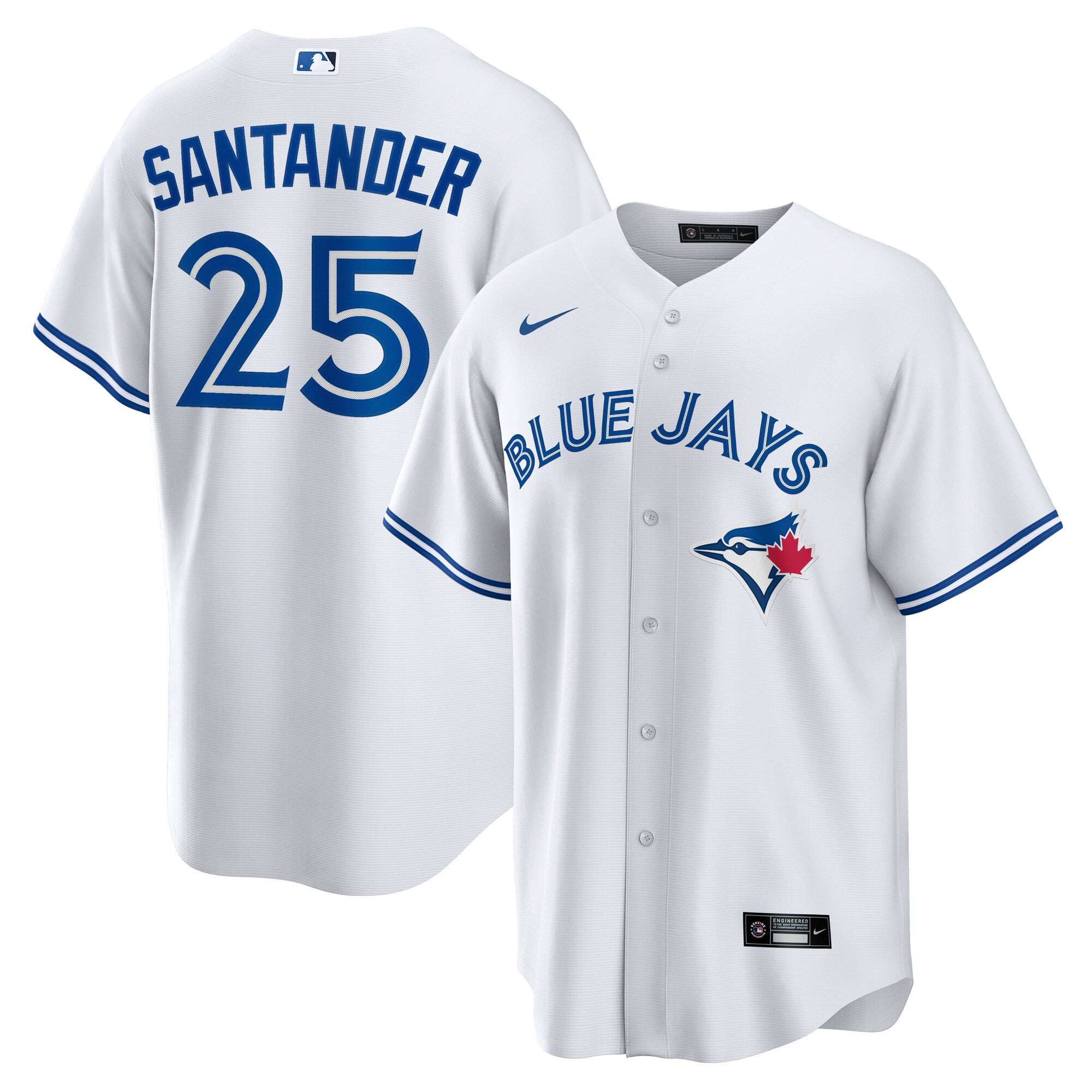 Toronto Blue Jays Anthony Santander White Home MLB Jersey Men's