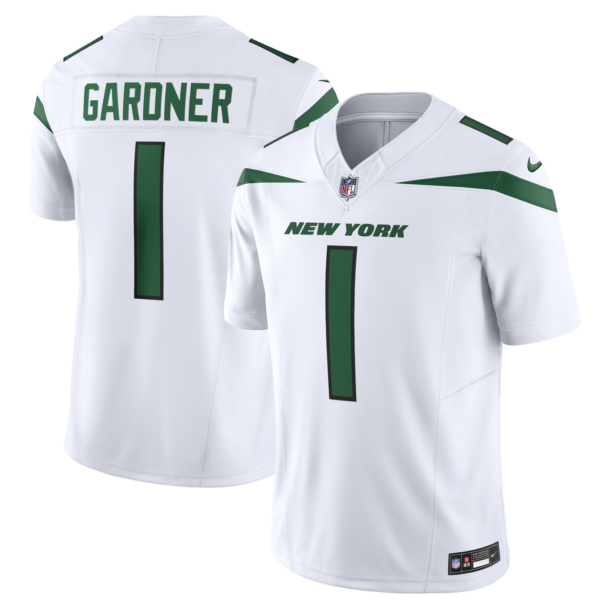 New York Jets Ahmad Sauce Gardner White Vapor F.U.S.E. Limited NFL Jersey Men's