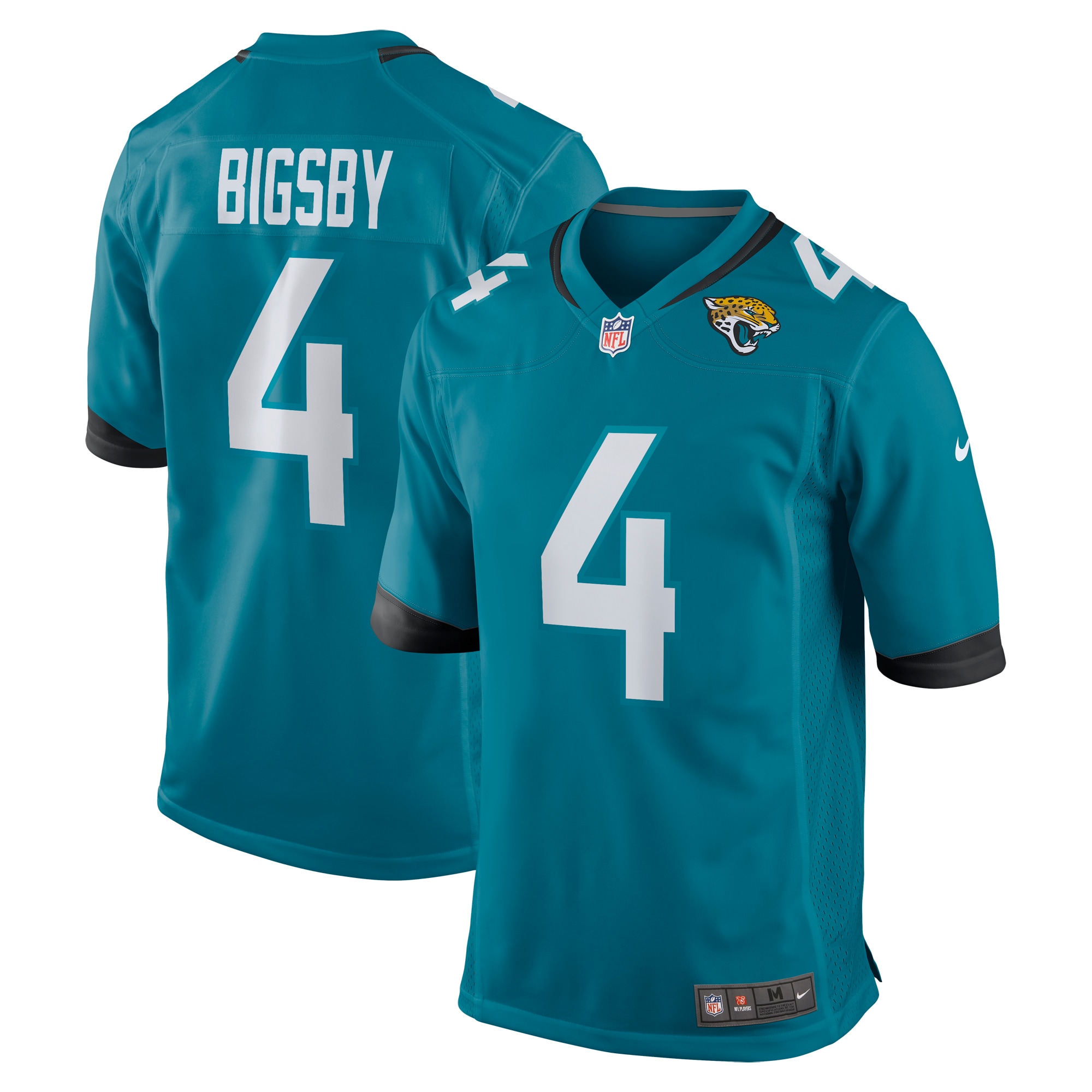 Jacksonville Jaguars Tank Bigsby Teal Game NFL Jersey Men's