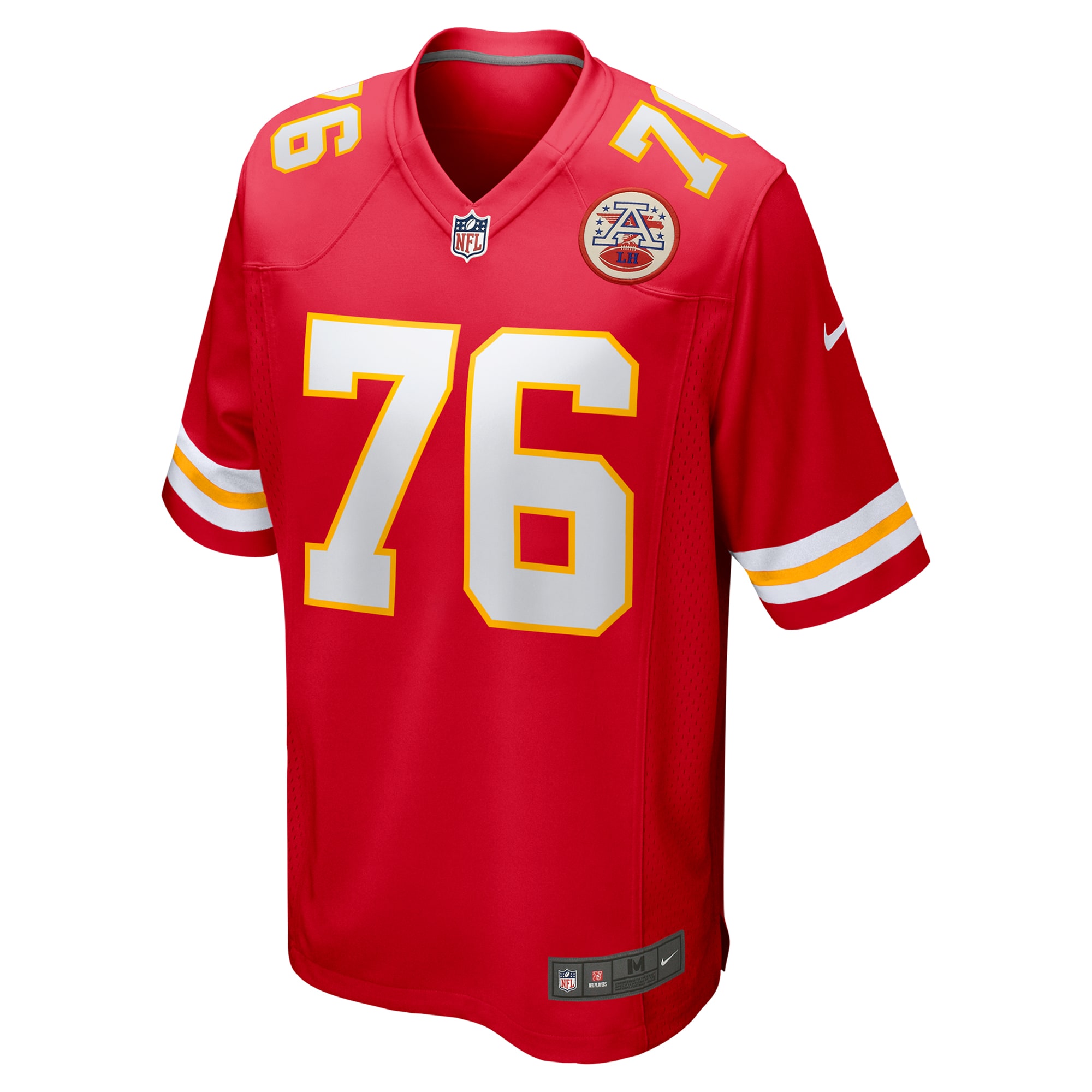 Kansas City Chiefs Kingsley Suamataia Red Game NFL Jersey Men's