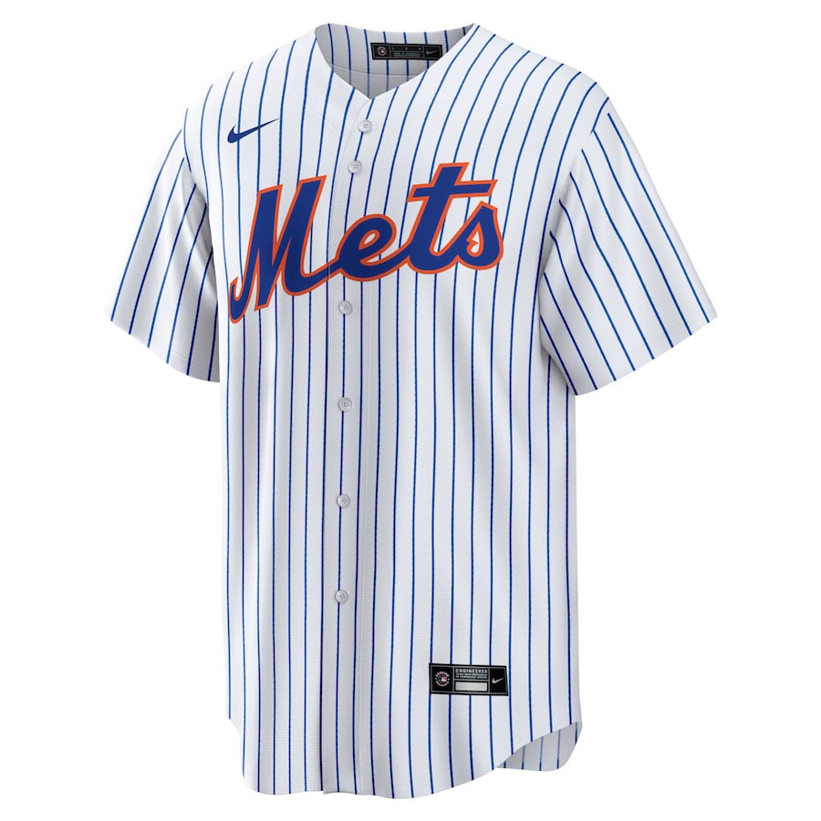 Francisco Lindor 12 New York Mets Home White MLB Jersey Men's