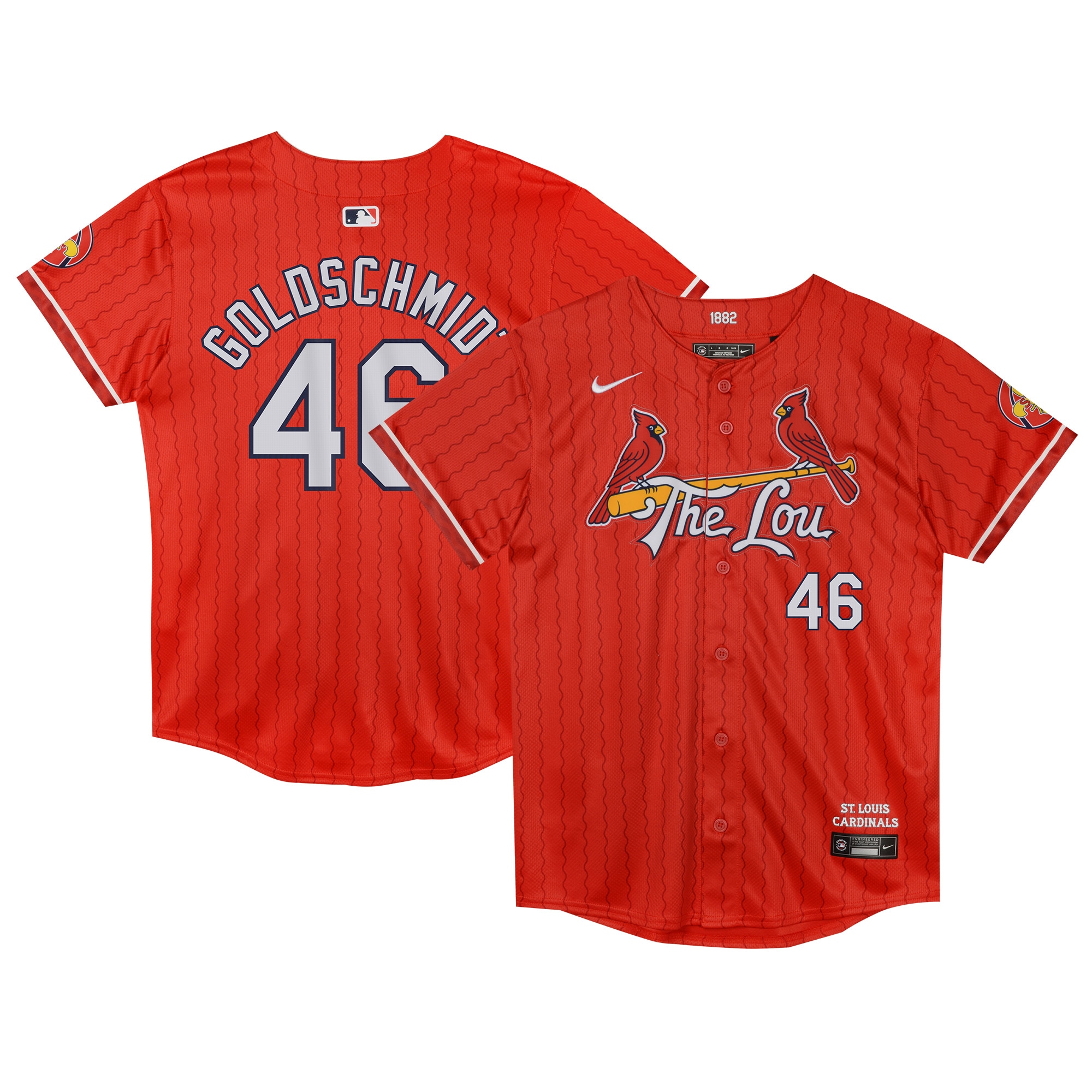Preschool St. Louis Cardinals Paul Goldschmidt Red 2024 City Connect Limited Player MLB Jersey Men's