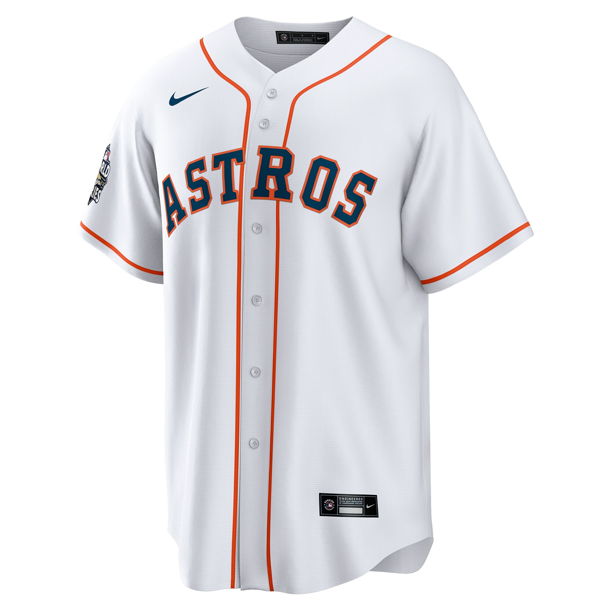 Houston Astros Mauricio Dub?n White Home Player MLB Jersey Men's