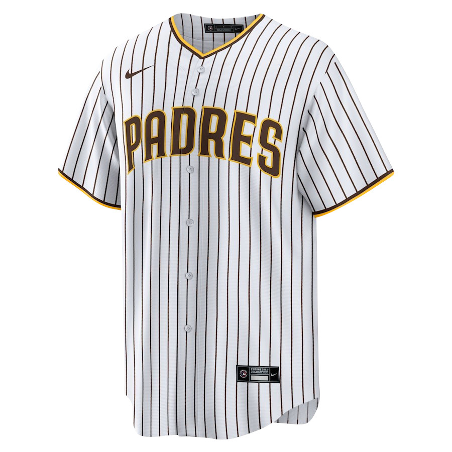 Juan Soto 22 San Diego Padres Signed Posture 2023 Home Player White MLB Jersey Men's