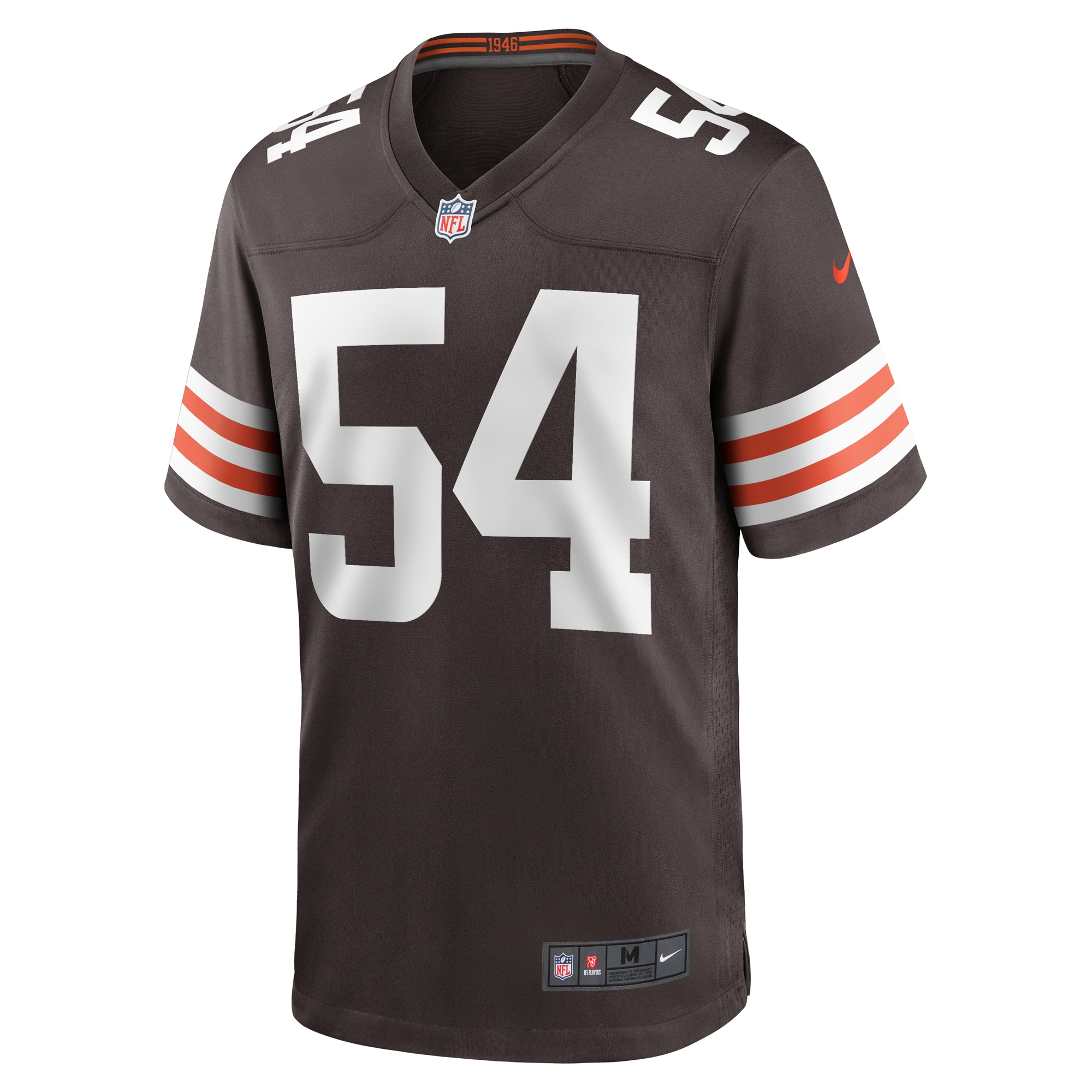 Cleveland Browns Ogbonnia Okoronkwo Brown Game Player NFL Jersey Men's