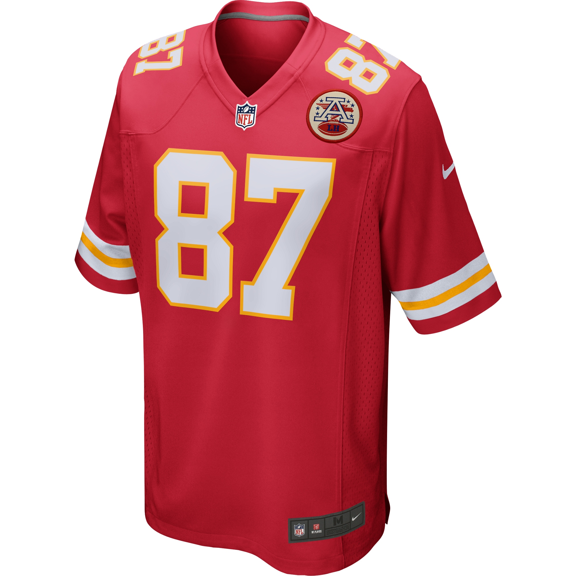Kansas City Chiefs Travis Kelce Red Game NFL Jersey Men's