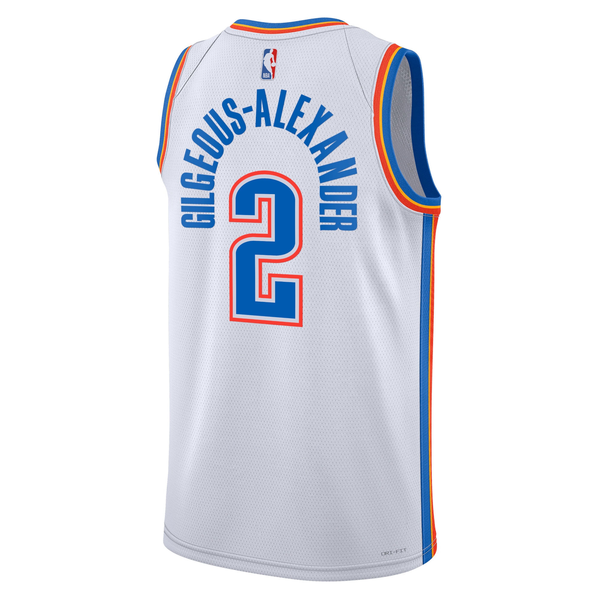 Oklahoma City Thunder Association Edition Swingman White Shai Gilgeous-Alexande Unisex NBA Jersey Unisex