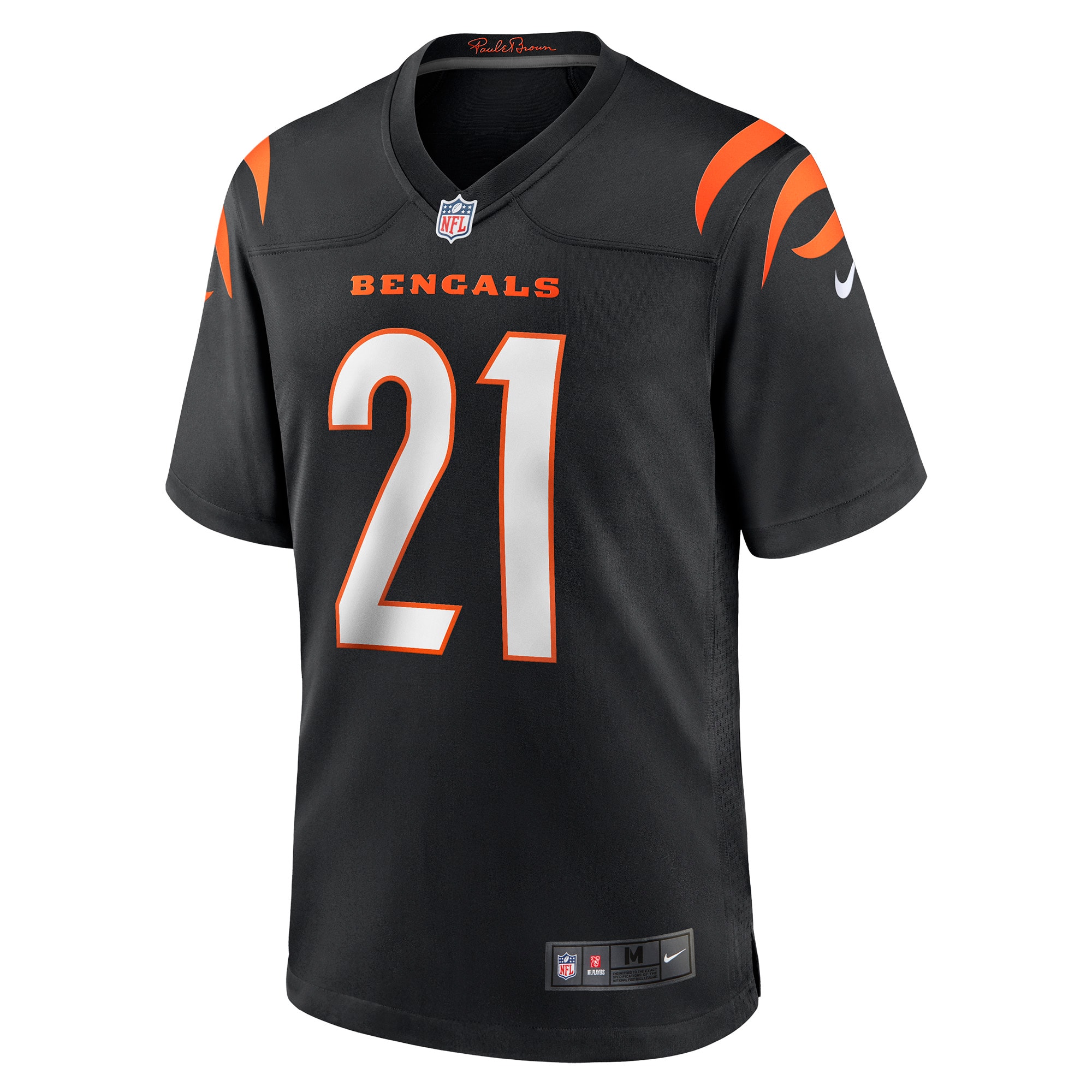 Cincinnati Bengals Mike Hilton Black Game Player NFL Jersey Men's